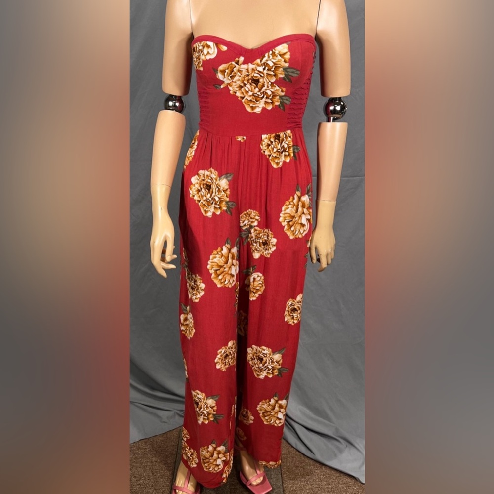 Strapless jumpsuit
